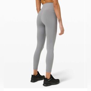 Lululemon Wunder Train HR Tight 25"- size 4- Rhino Grey- old style